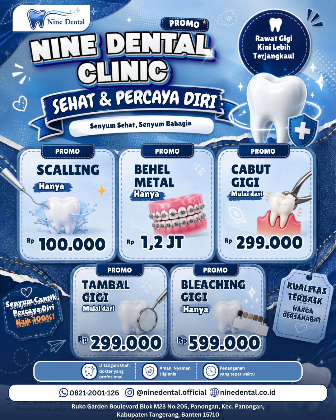 Daftar Promo Kesehatan Gigi Nine Dental