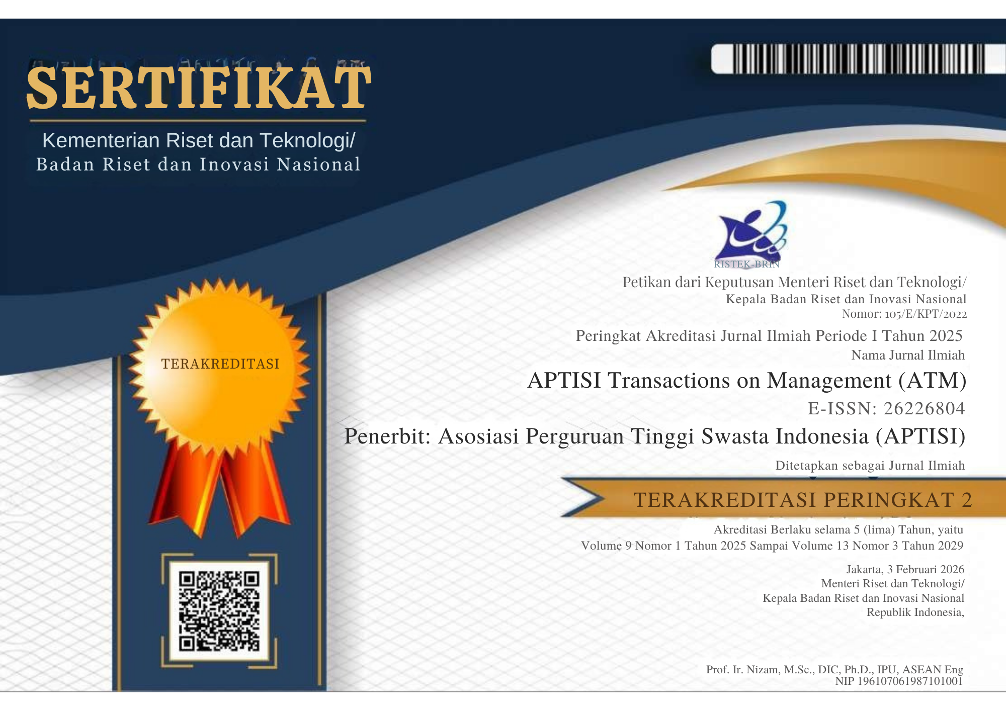 Author Fees | APTISI Transactions on Management